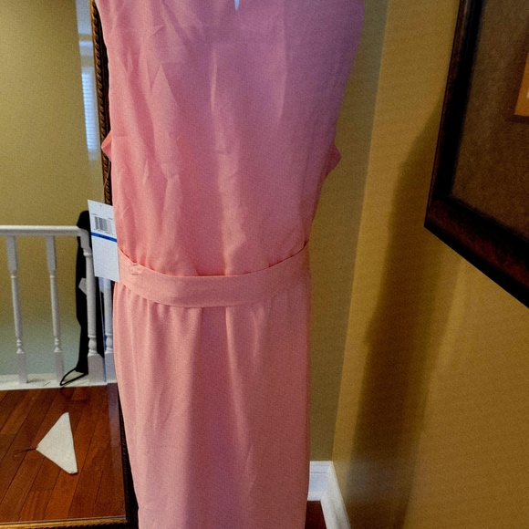 Nina Leonard Coral Sleeveless Dress - Picture 6 of 9